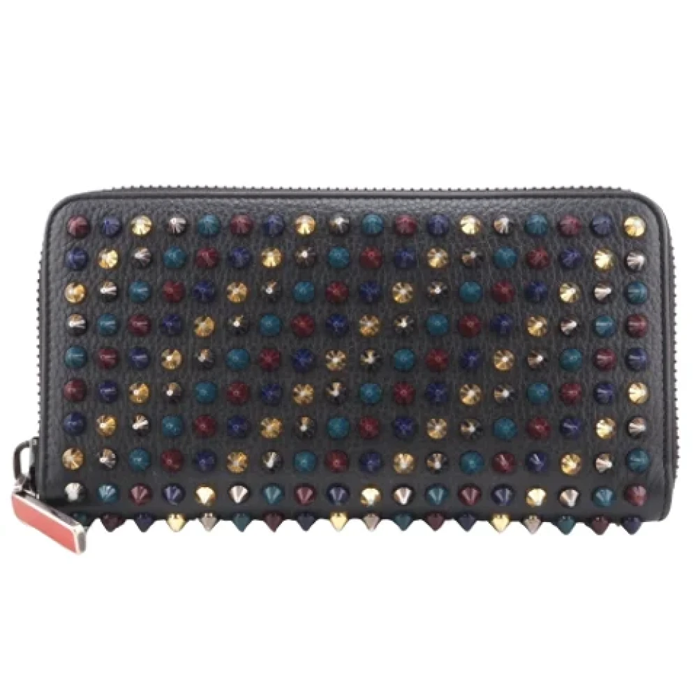 Christian Louboutin Pre-owned Leather wallets Black Dames