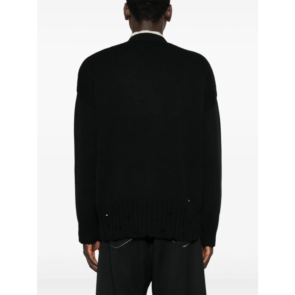 Marni Zwarte Gebreide Kleding voor Mannen Aw24 Black Heren
