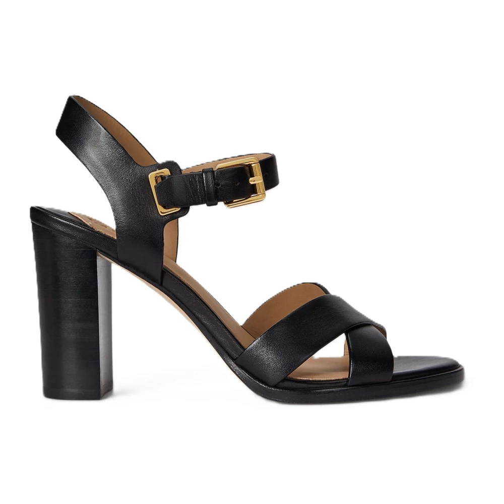 Ralph Lauren Donna Nero Scarpe, 37 1/2 Eu, New,