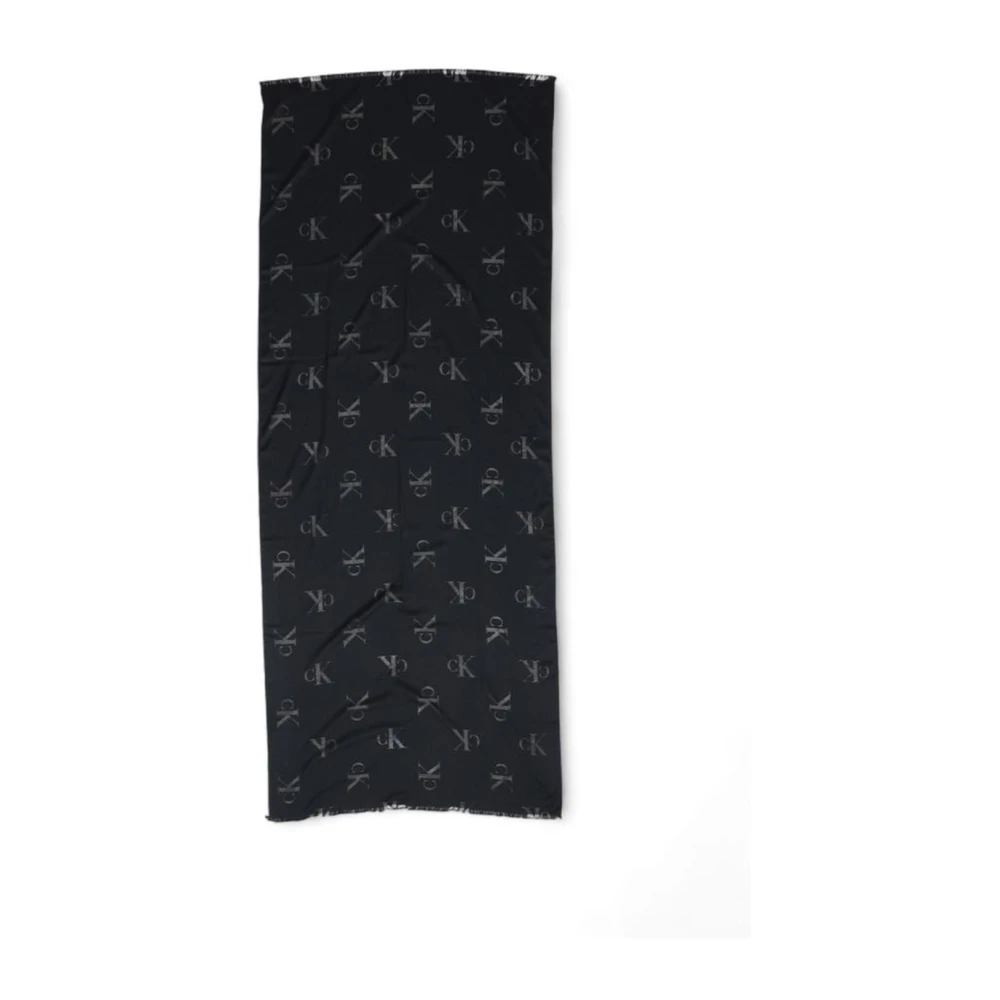 Calvin Klein Modal Blend Dames Sjaal Collectie Black Dames