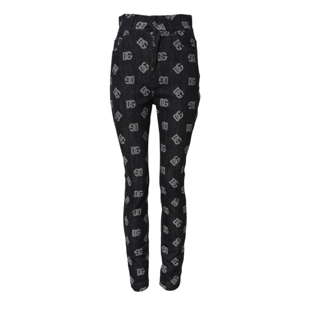 Dolce & Gabbana Damen Schwarz Jeans, K, Xsgröße: