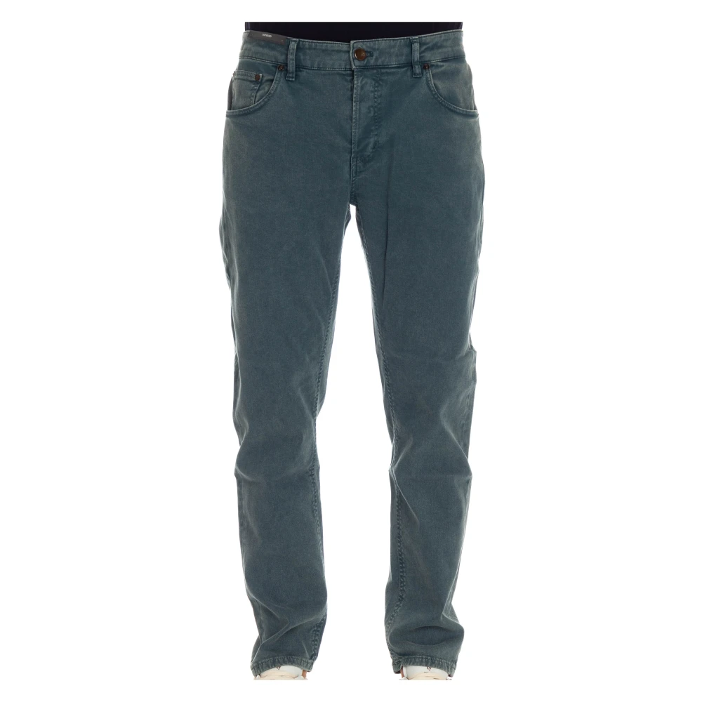 PT Torino Blauwe Denim Tapered Fit Jeans Blue Heren