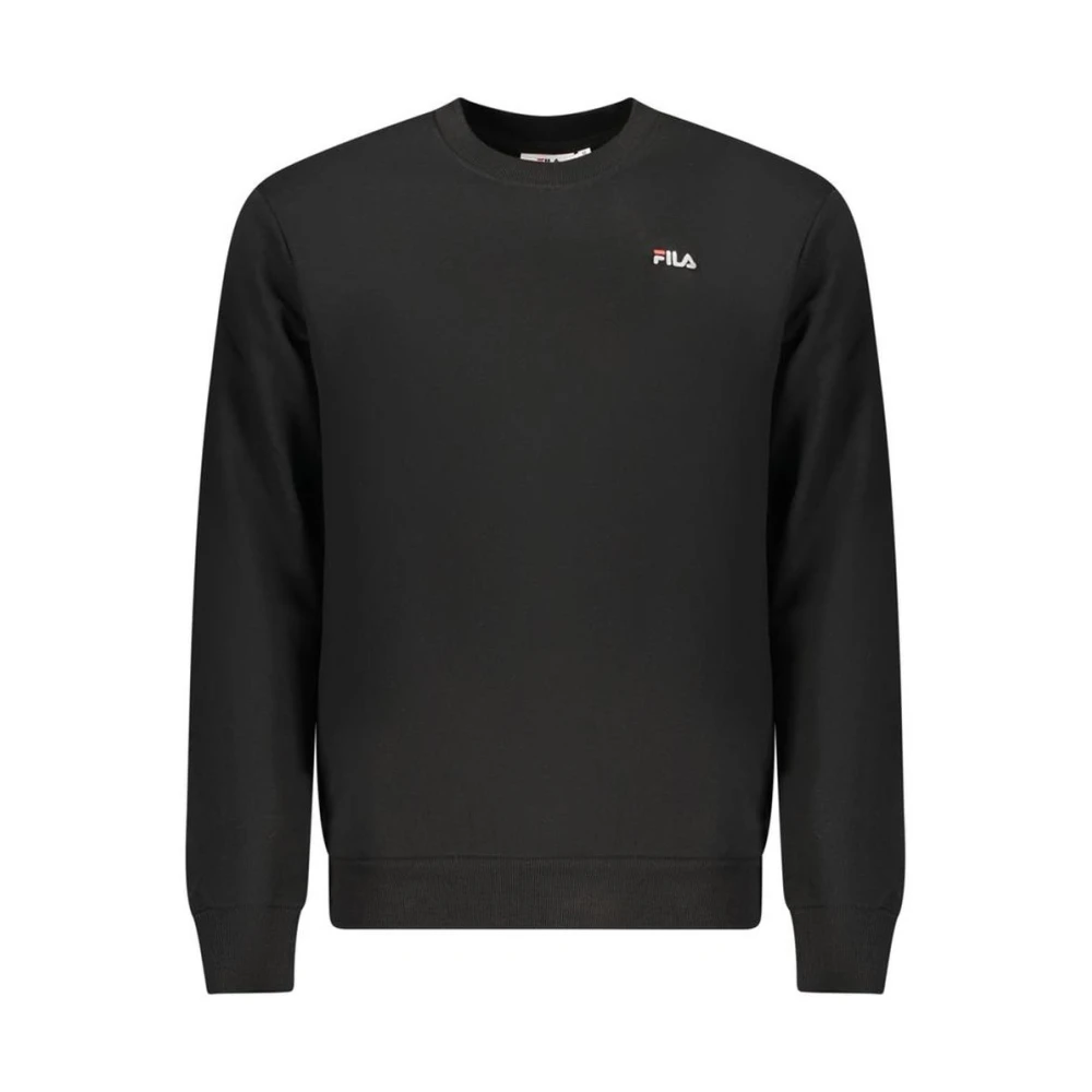 Fila Men's Black Cotton Crew Neck Sweatshirt