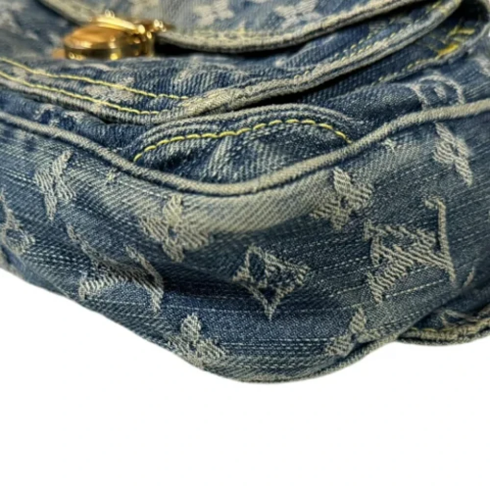 Louis Vuitton Vintage Pre-owned Denim louis-vuitton-bags Blue Dames