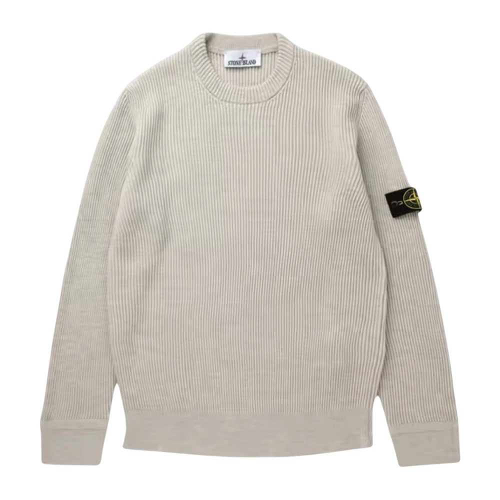 Stone Island Round-Neck Knitwear - Male - Round-Neck Knitwear - Gray - S - Knitwear