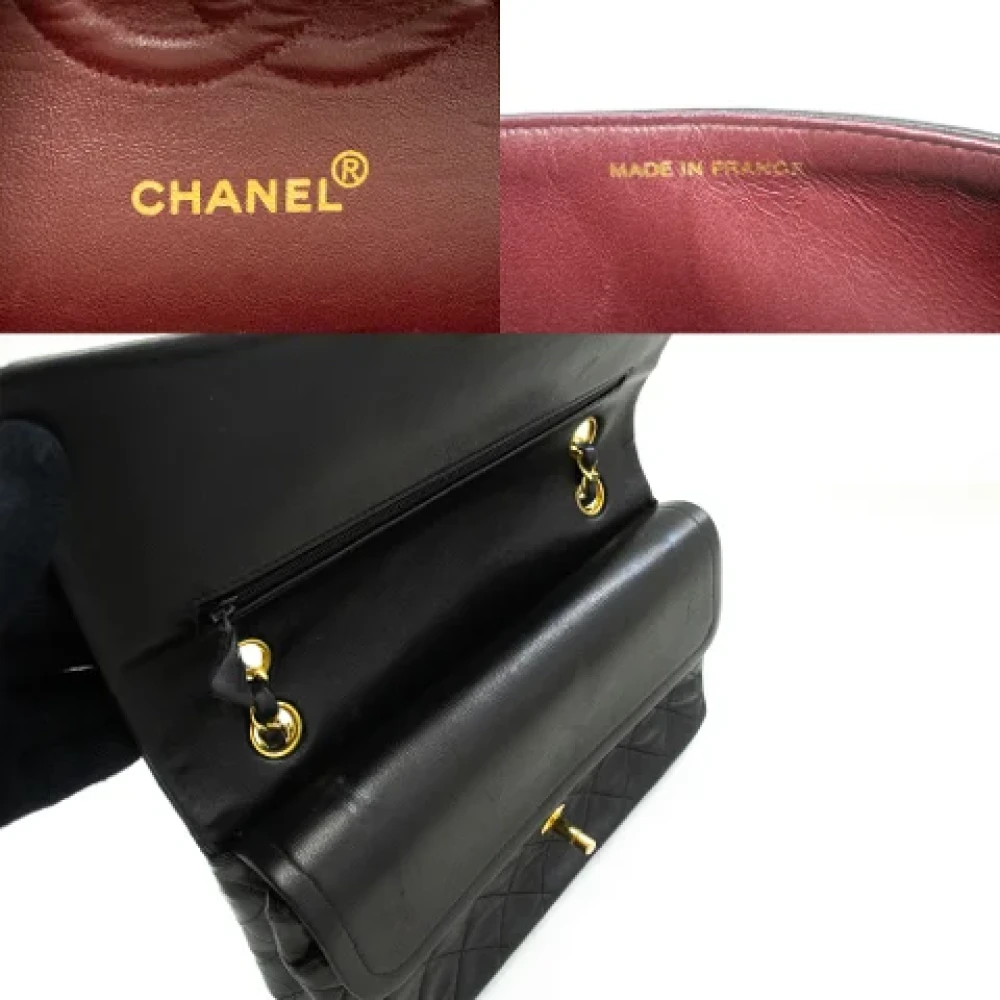 Chanel Vintage Pre-owned Leather chanel-bags Black Dames