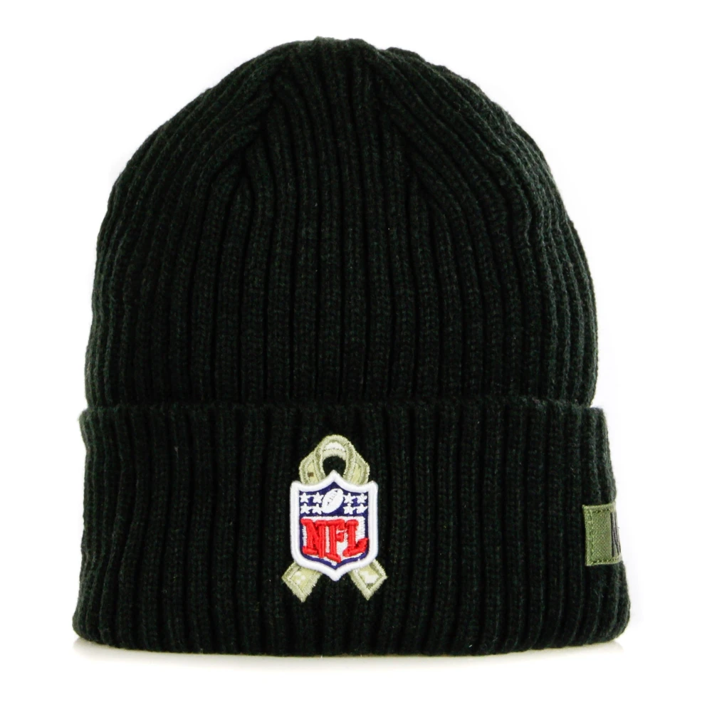 new era NFL Salute To Service Gebreide Muts Green Heren