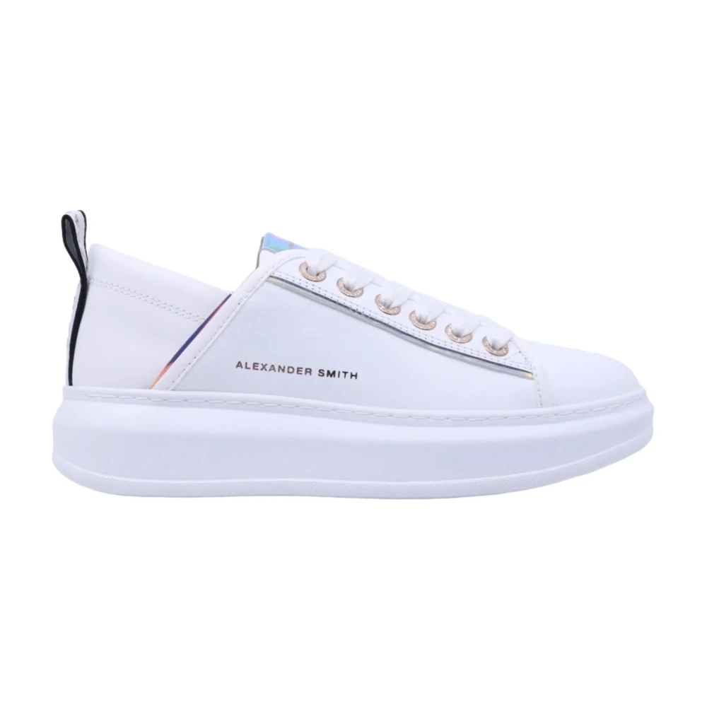 Alexander Smith Witte lage sneakers Dames Schoenen