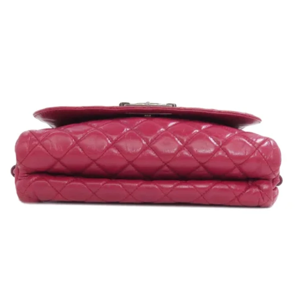 Chanel Vintage Pre-owned Leather shoulder-bags Red Dames