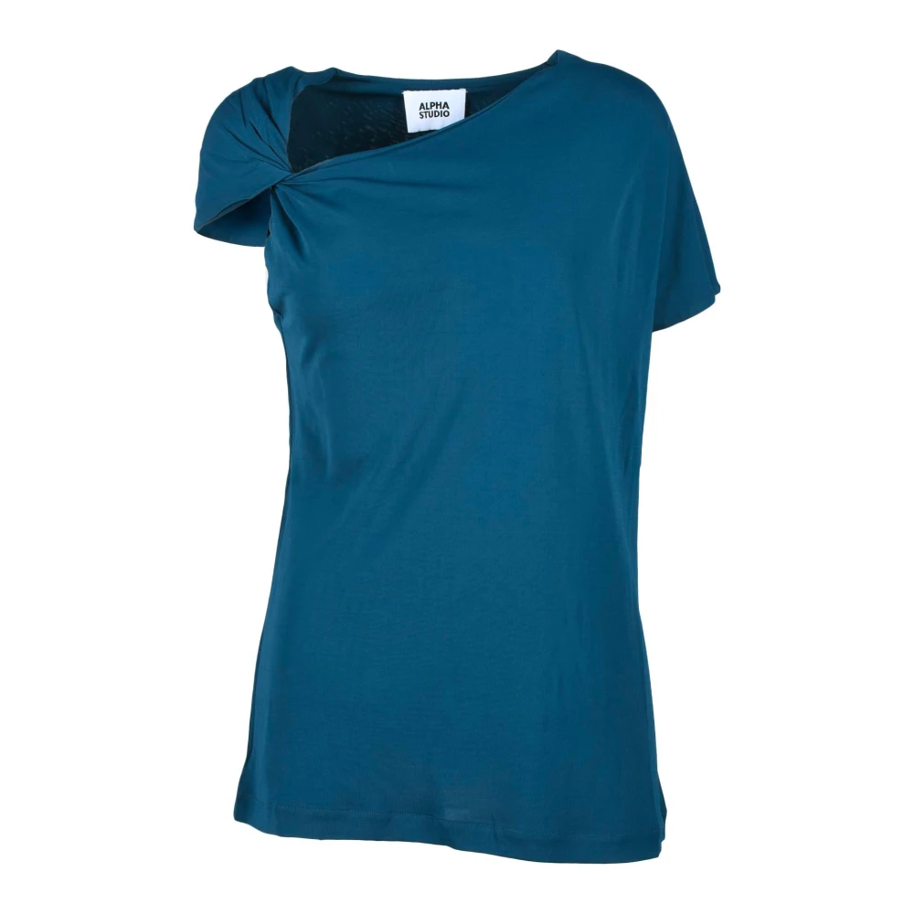Alpha Studio Viscose Top voor Vrouwen White Dames