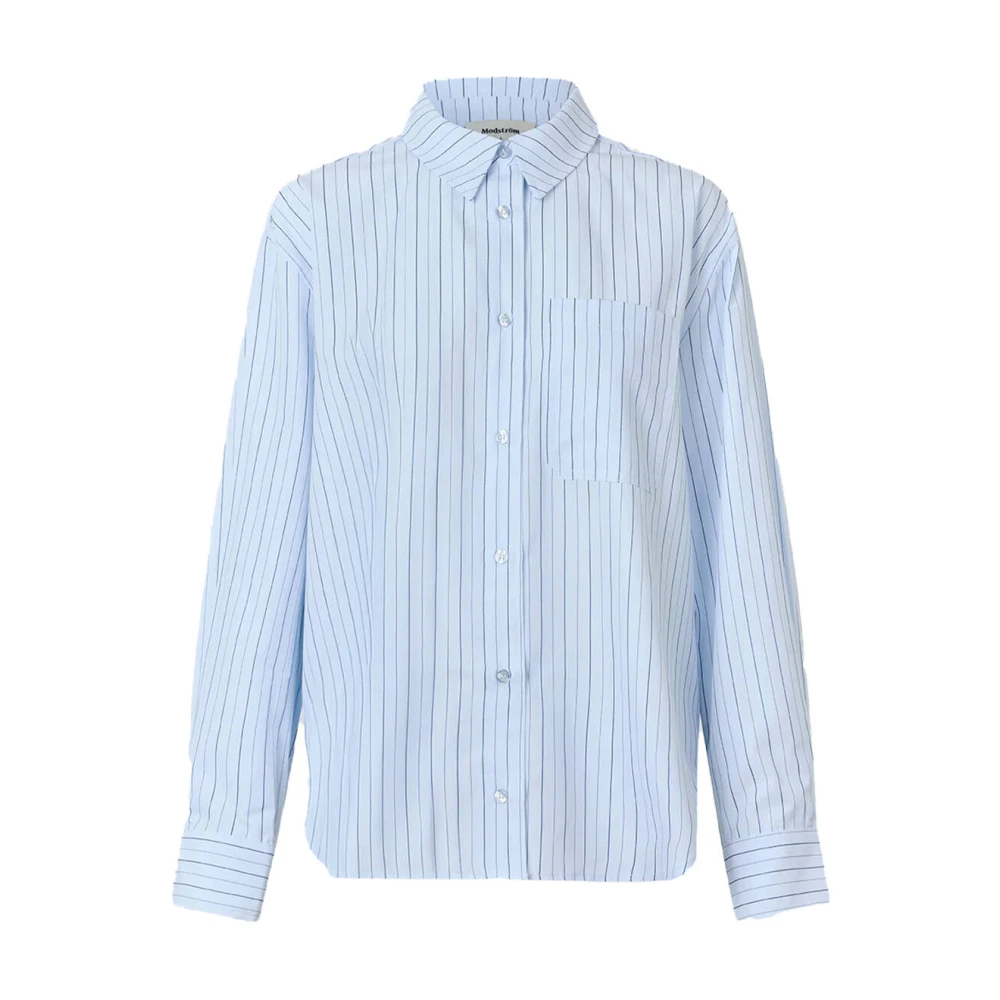 Modström Gestreept shirt MilleMD Blue Dames