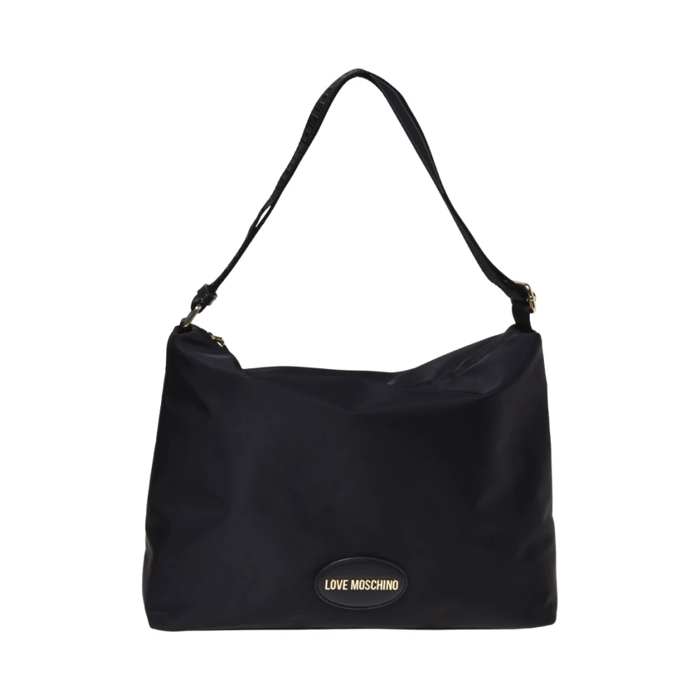 Love Moschino Nylon Shoulder Bag - Female - Shoulder Bags - Black - One Size - Bags