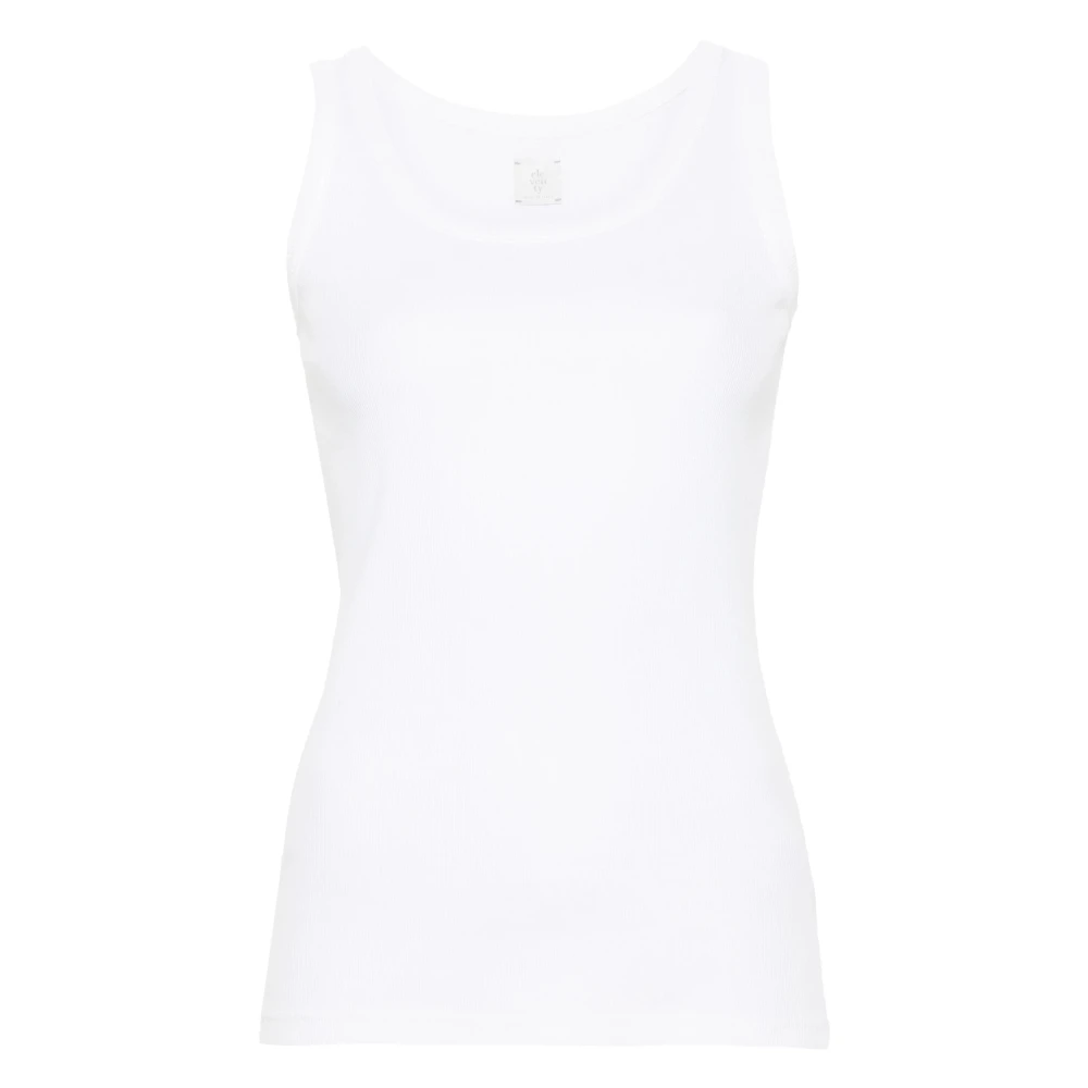 Eleventy Donna Bianco Top, L, New,