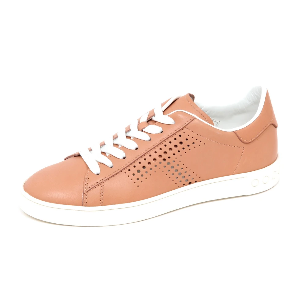 Tod’s Donkerblush geperforeerd schoenmodel Dames Schoenen Roze