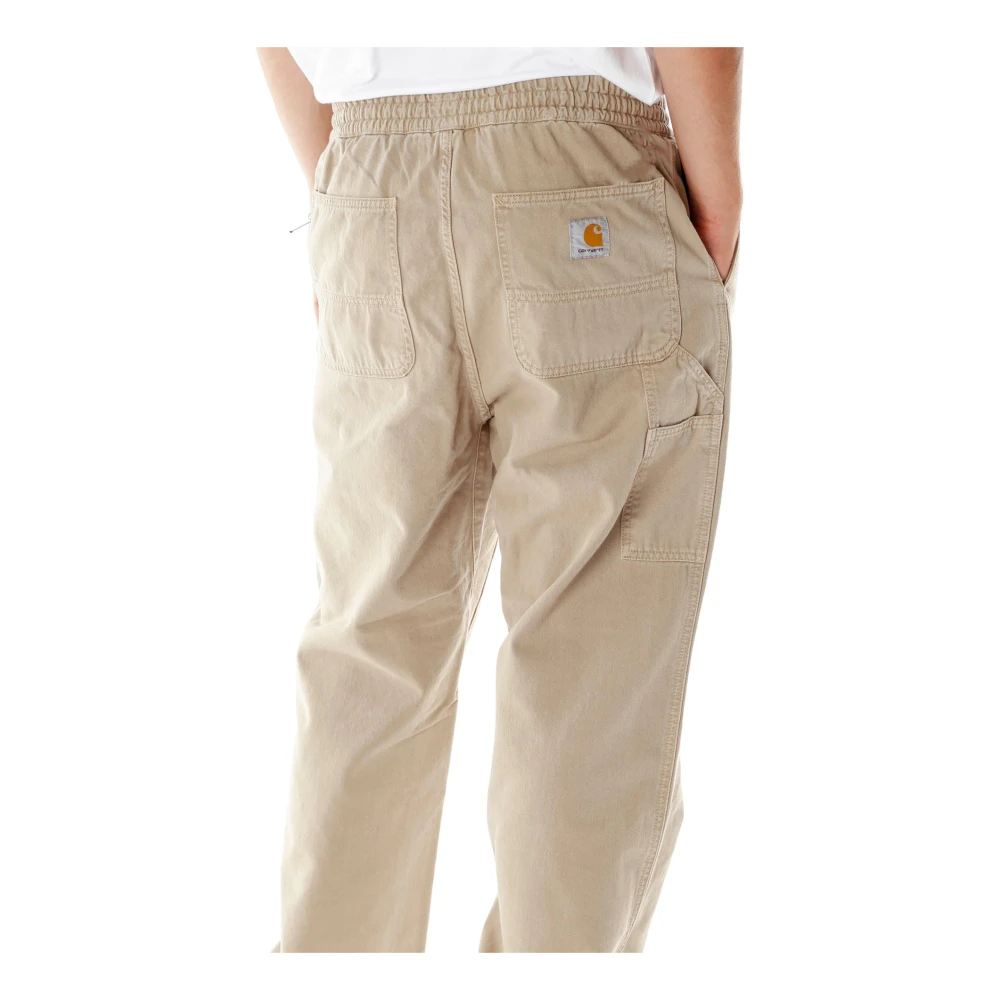 Carhartt WIP Casual katoenen broek met elastische taille Beige Heren