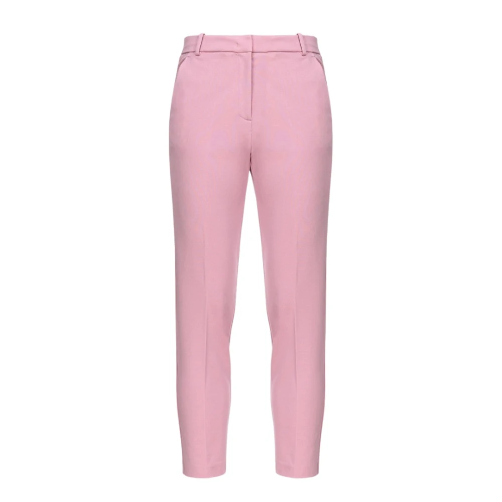 Pinko Slim-fit Trousers Pink Dames