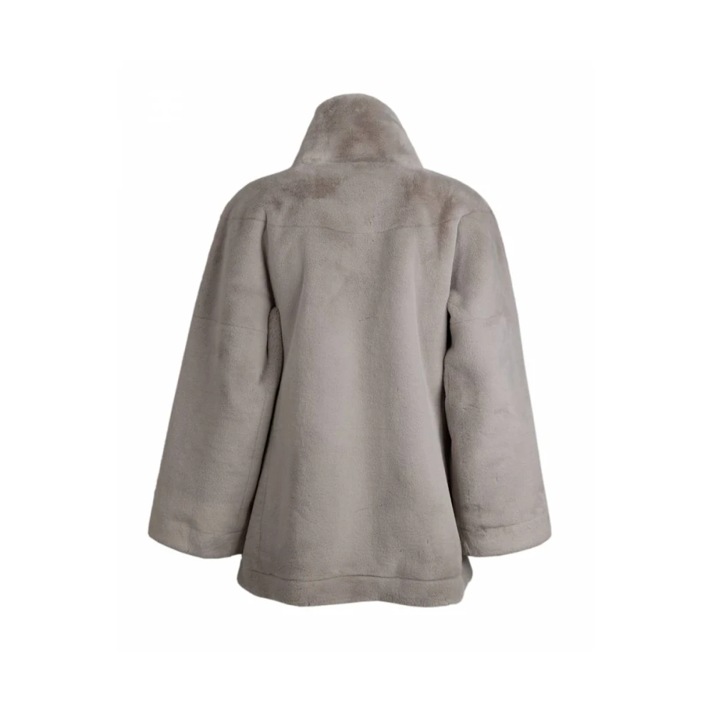 RRD Eco Fur K Jas Beige Dames