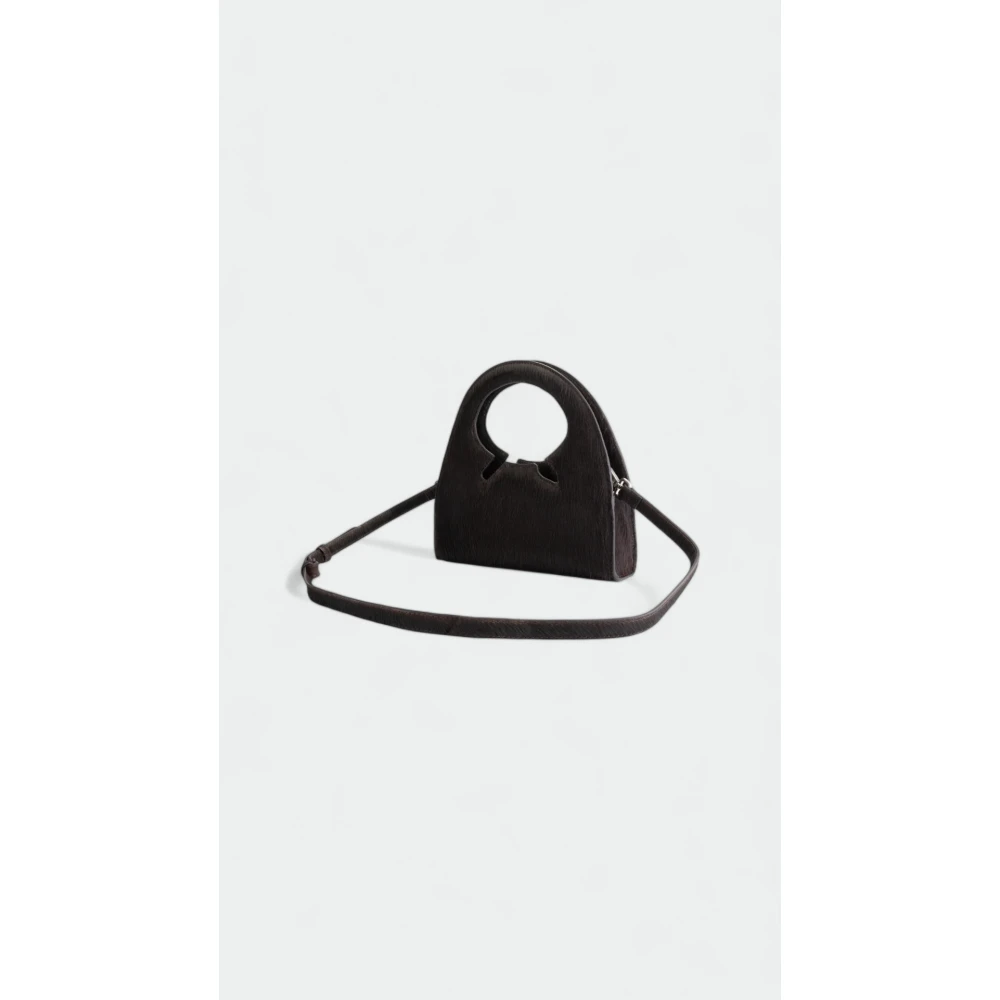 Daily Paper Luxe Leren Tas met Metalen Details Brown Heren