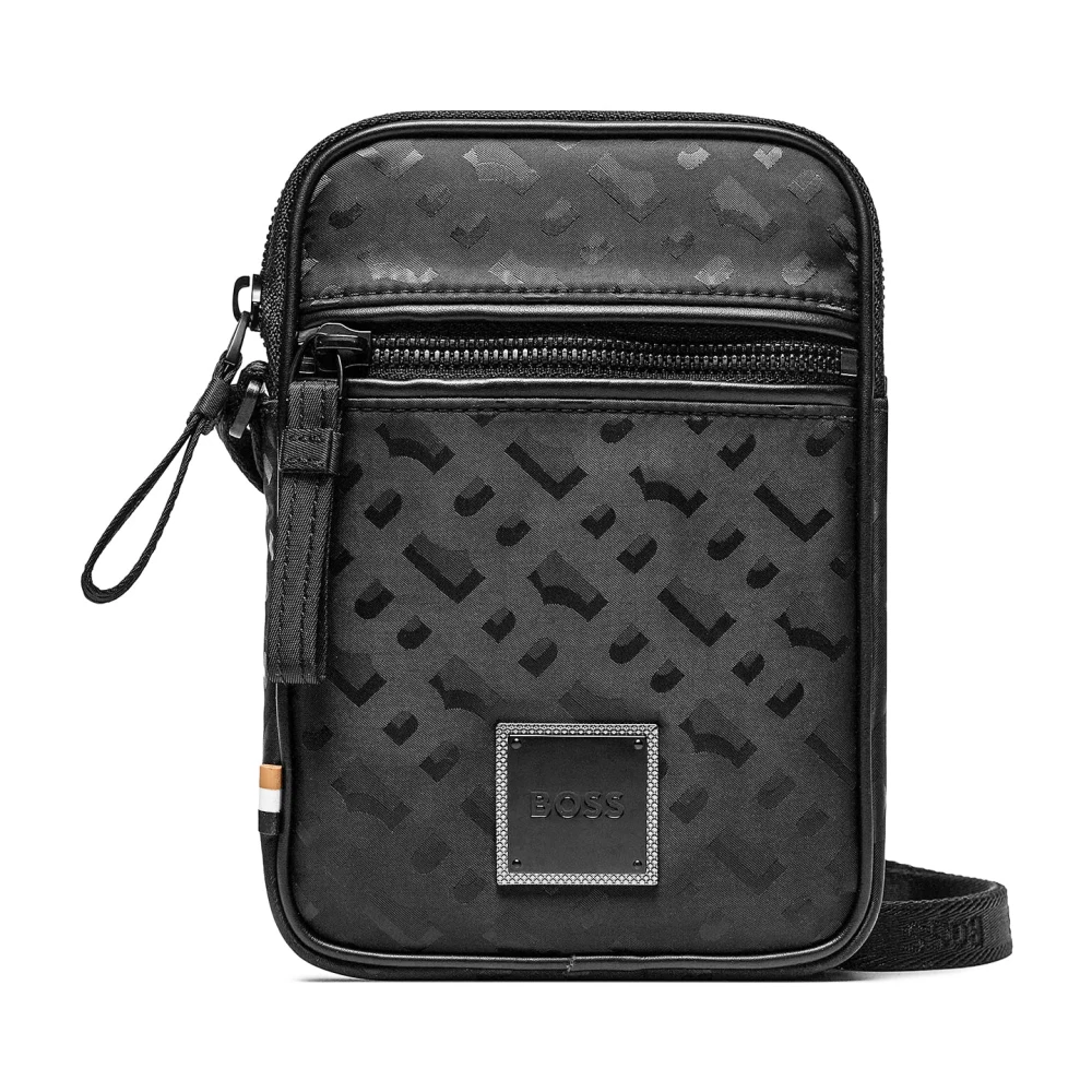 Hugo Men's Black Lennon Crossbody Bag Unisex