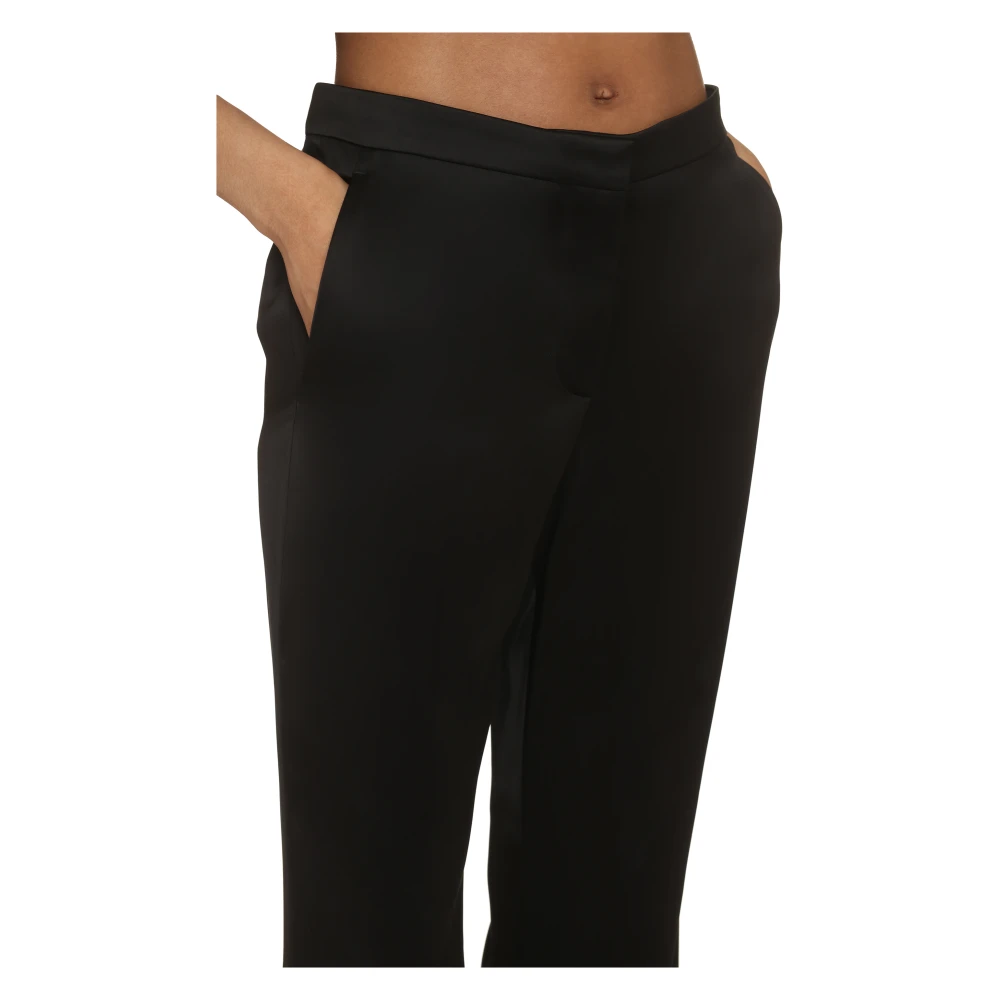 Givenchy Satijnen broek met zakken Black Dames