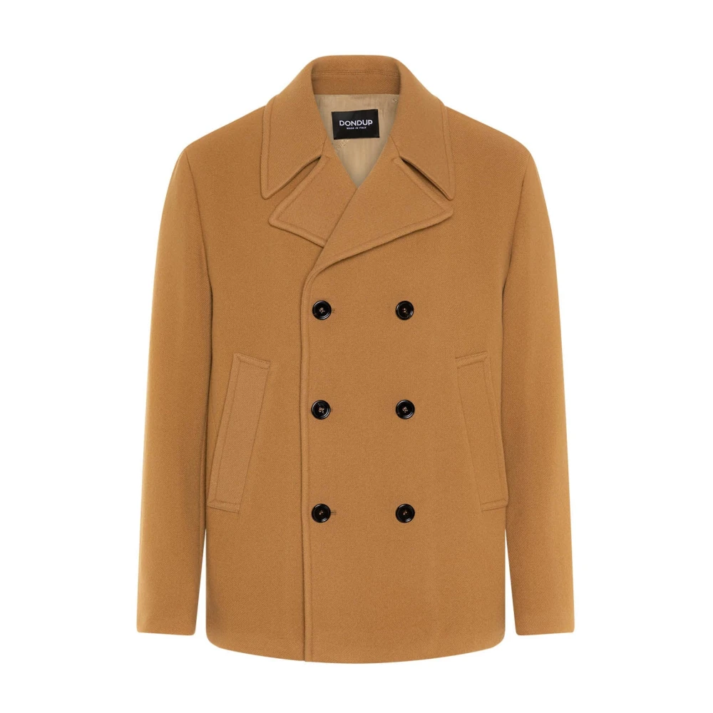 Dondup Wol-Kasjmier Korte Jas Brown Heren