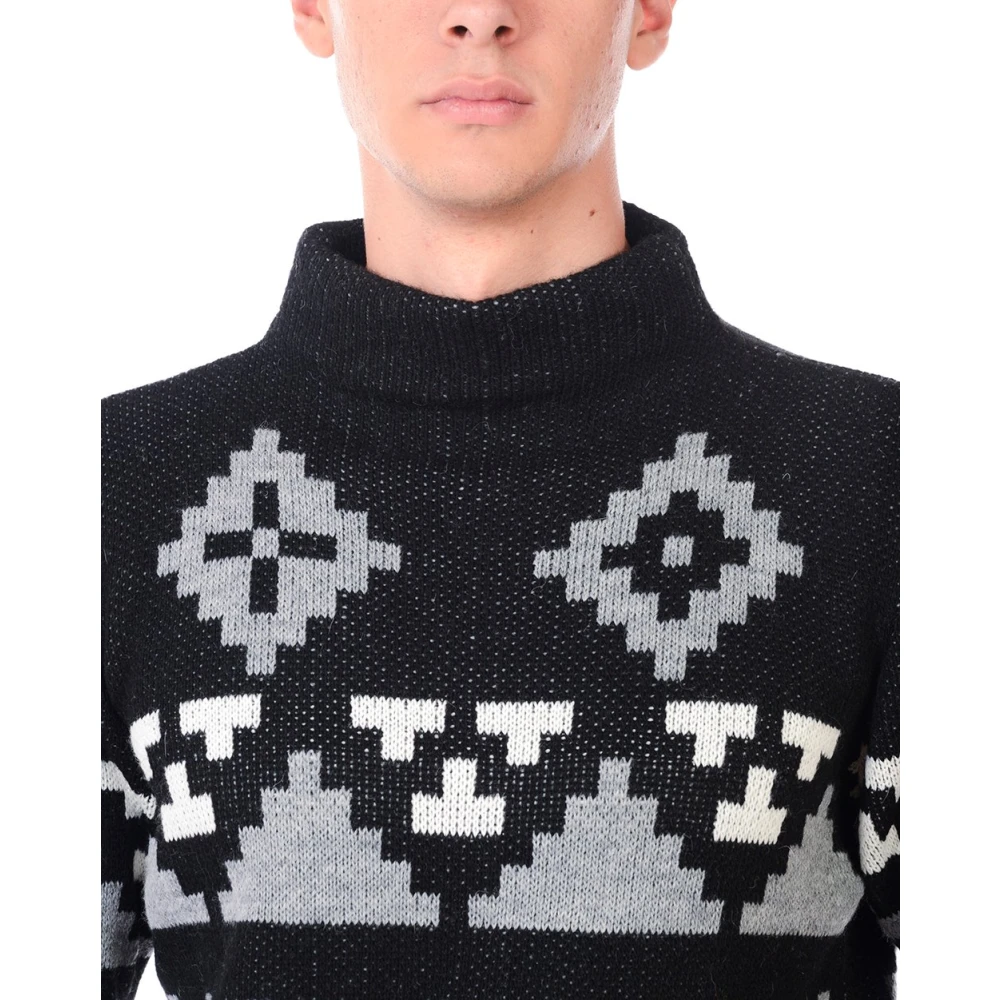 Daniele Alessandrini Shuffles Sweater Pullover Multicolor Heren
