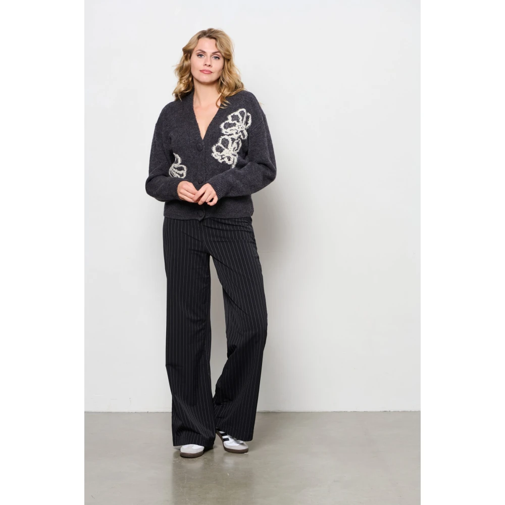 &Co Woman Wijde Broek Zomerse Stijl Black Dames