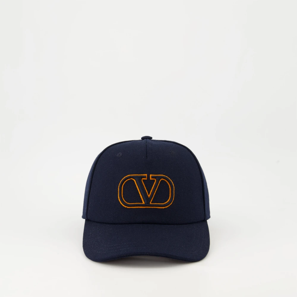 Valentino Garavani Blauwe VLogo Signature Pet Blue Heren