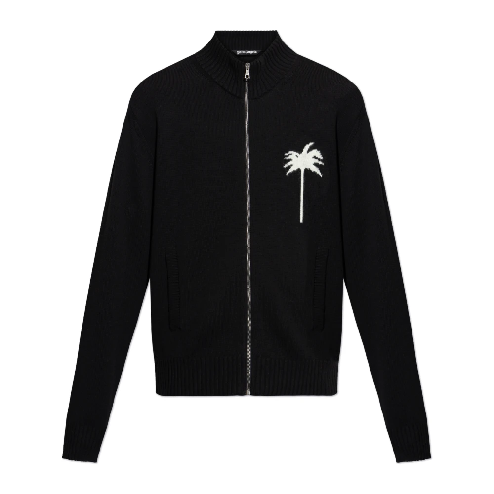 Palm Angels Trui met opstaande kraag Black Heren