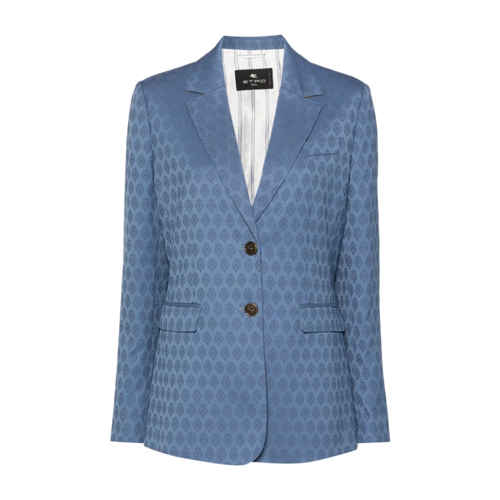 ETRO Stijlvolle jas voor mannen en vrouwen Blue Dames