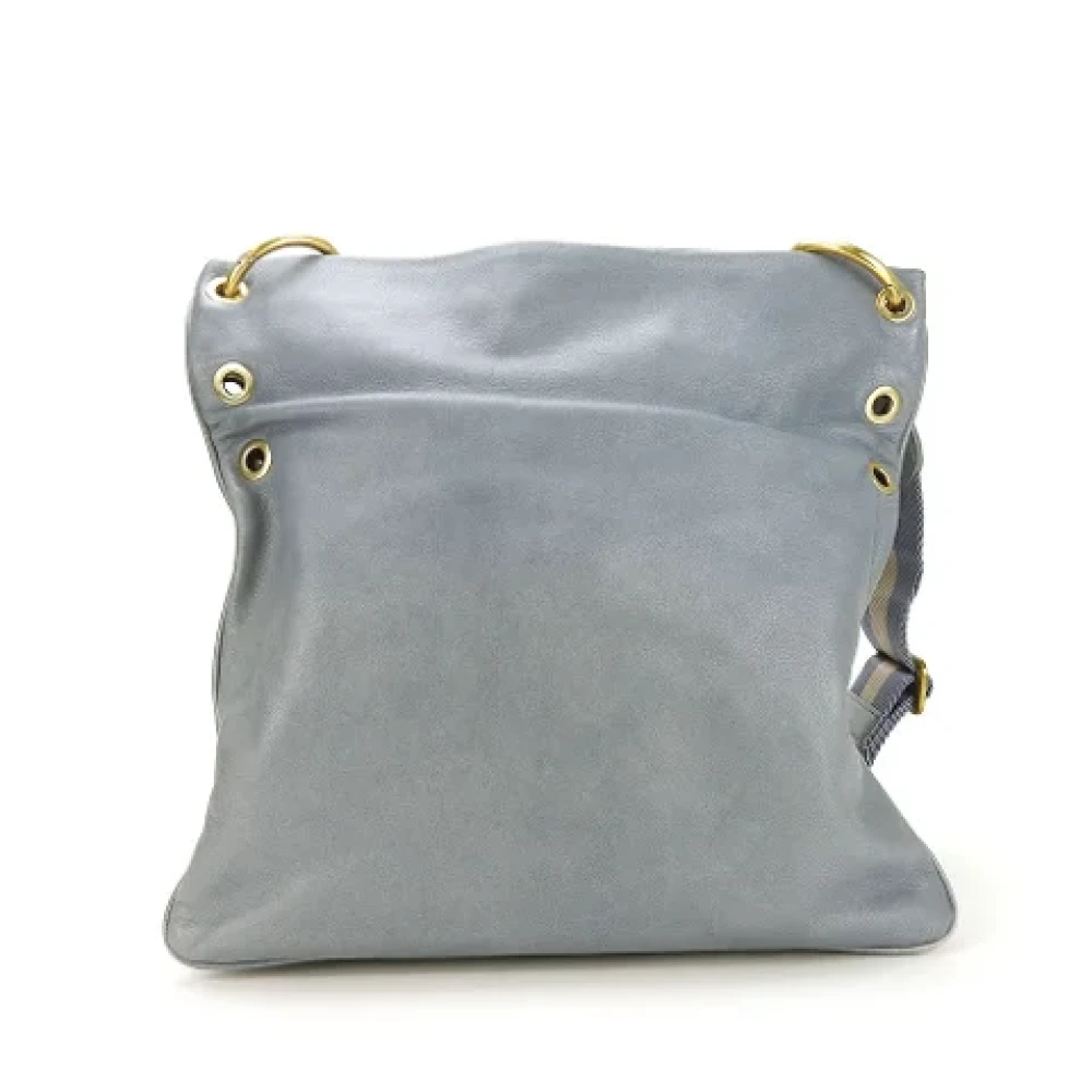 Bally Pre-owned Leather shoulder-bags Blue Dames