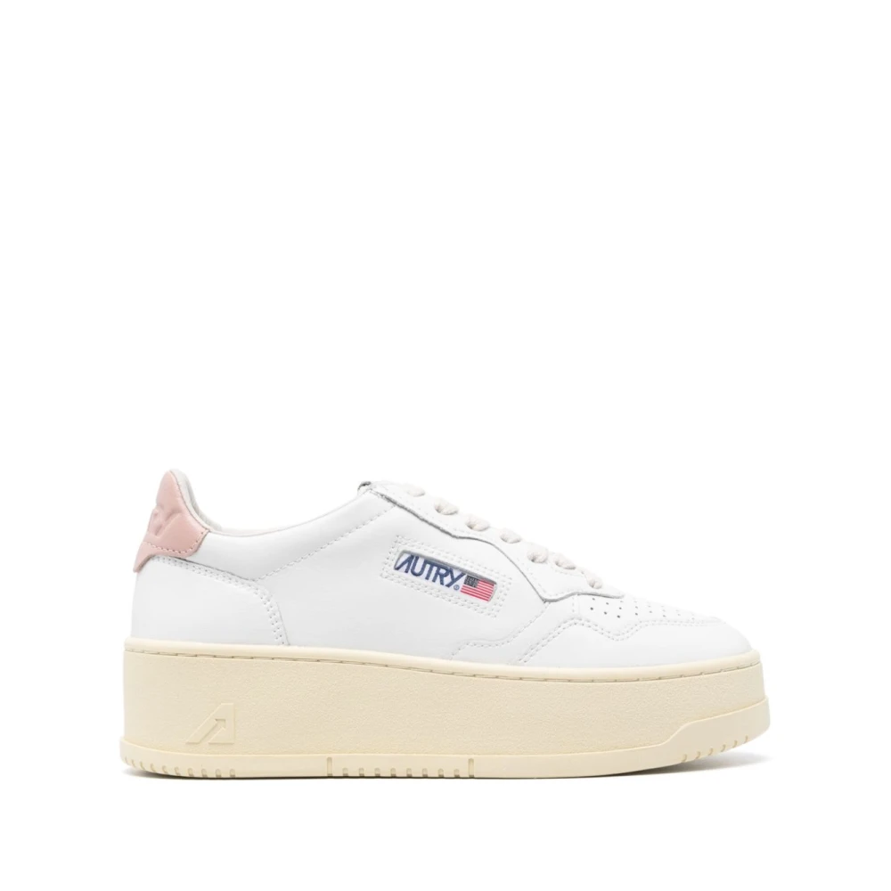 Platform Sneakers i Hvit