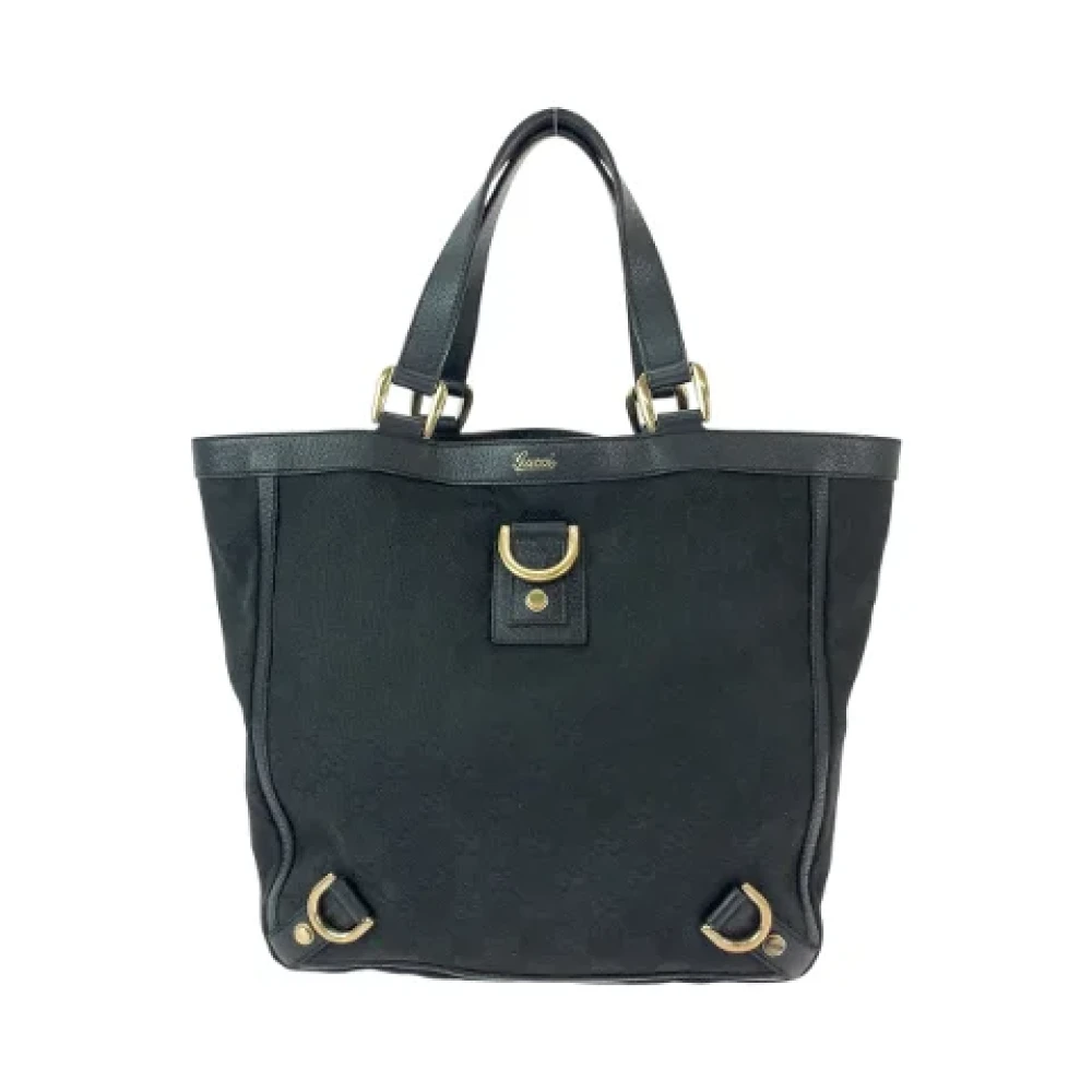 Gucci Vintage Pre-owned Canvas gucci-bags Black Dames