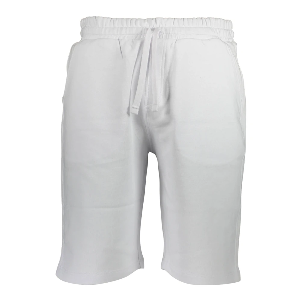 North Sails Men's White Training Shorts, L, Straight Trousers