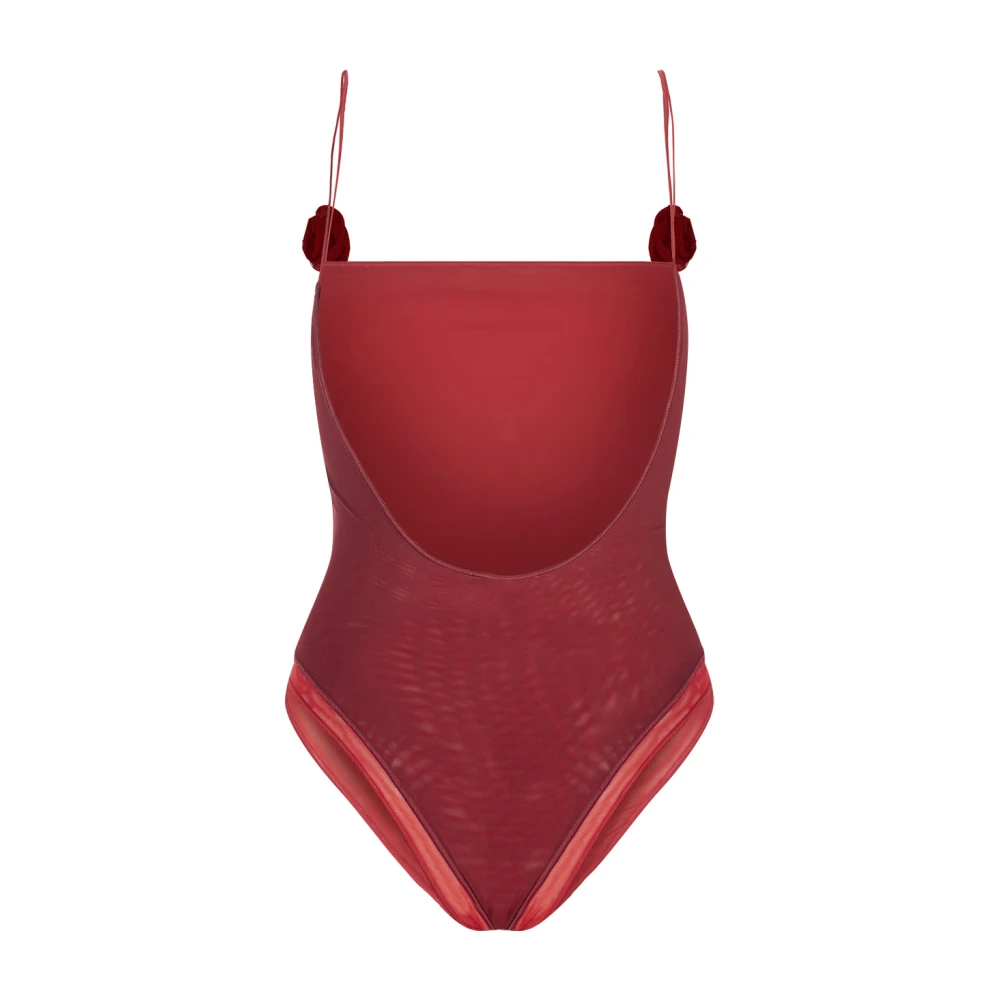 Oseree Rode Bikini Badpak Red Dames
