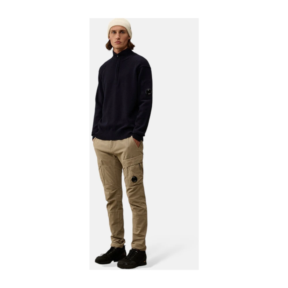 C.P. Company Cargo Broek Ottoman Stretch Ergonomisch Beige Heren