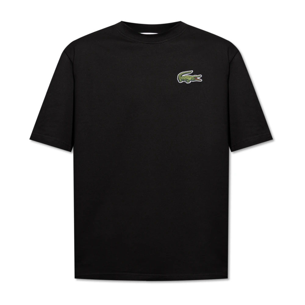 Lacoste T-shirt met logo Black Heren