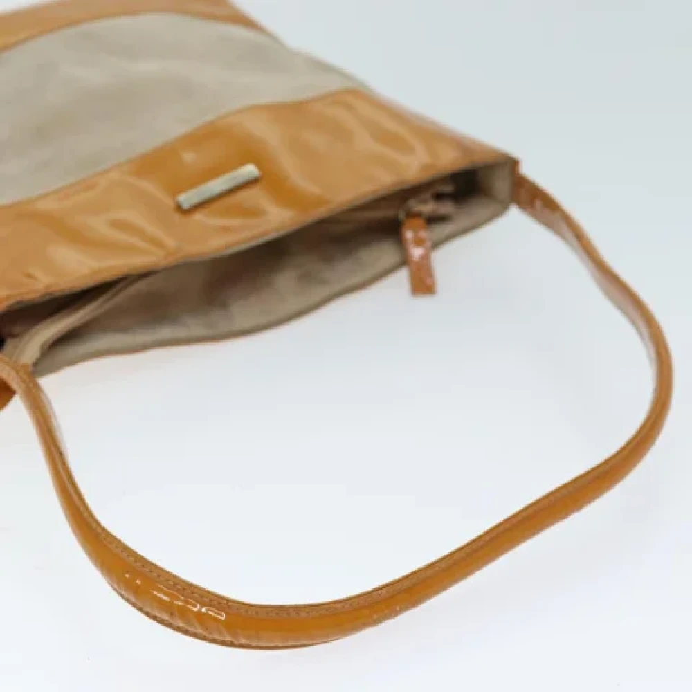 Gucci Vintage Pre-owned Leather gucci-bags Orange Dames