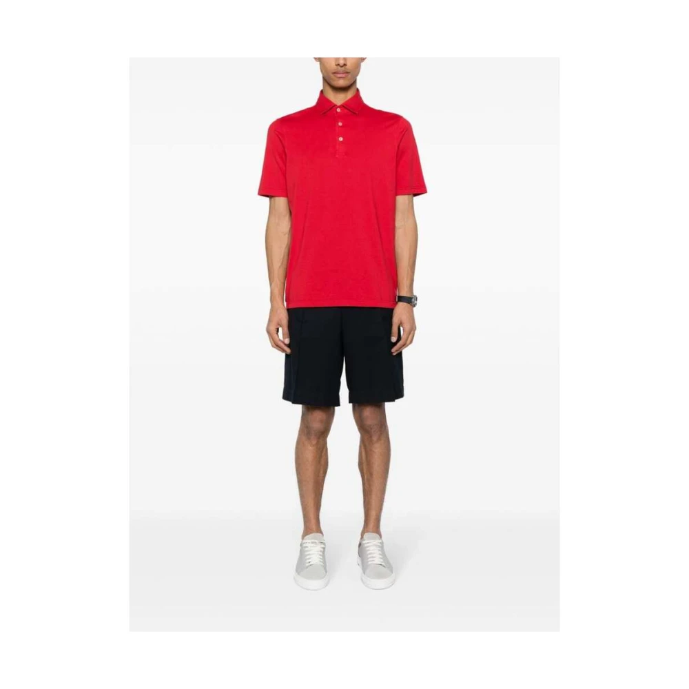 La Fileria Polo Shirts Red Heren