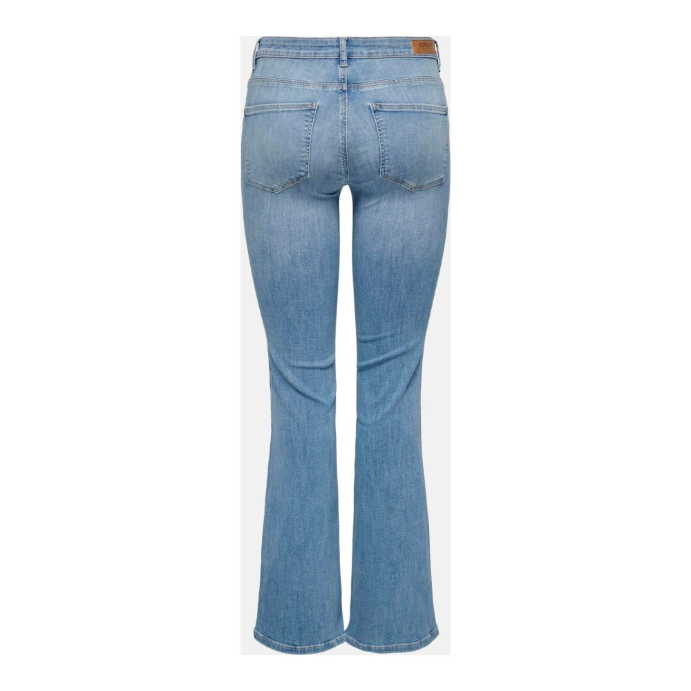 Only Wijde Denim Broek Blue Dames