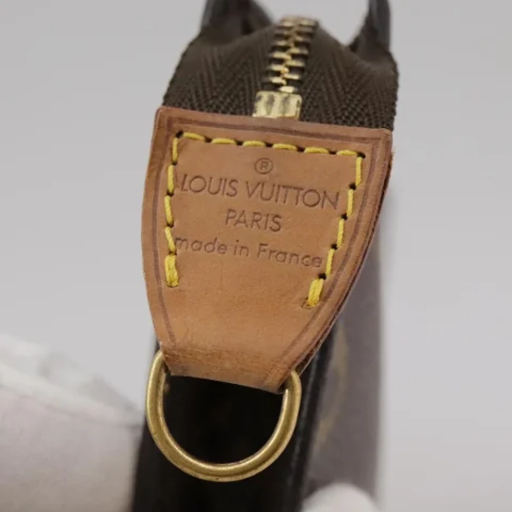 Louis Vuitton Vintage Pre-owned Canvas pouches Brown Dames