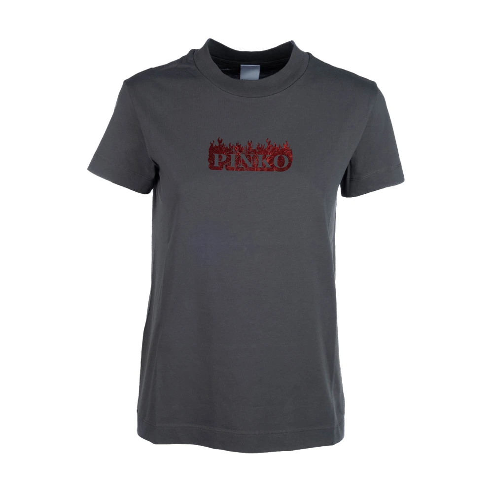 Pinko - Tops > T-Shirts - Gray - Pinko - Modalova