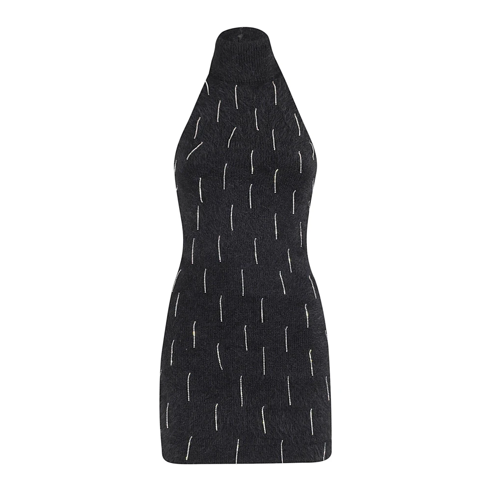 David Koma Kristalversierde Mini Jurk Black Dames