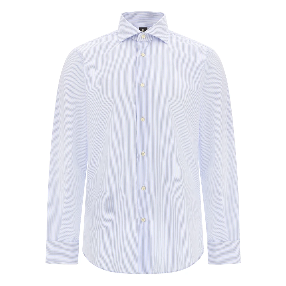 Boggi Milano Herren Blau Shirts, Mgröße: