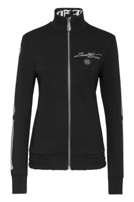 Jogging Jacket Full Zip Crystal Stones Skeleton