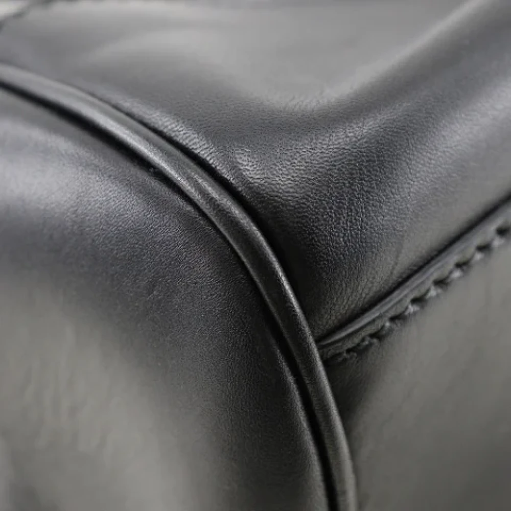 Bottega Veneta Vintage Pre-owned Leather handbags Black Dames