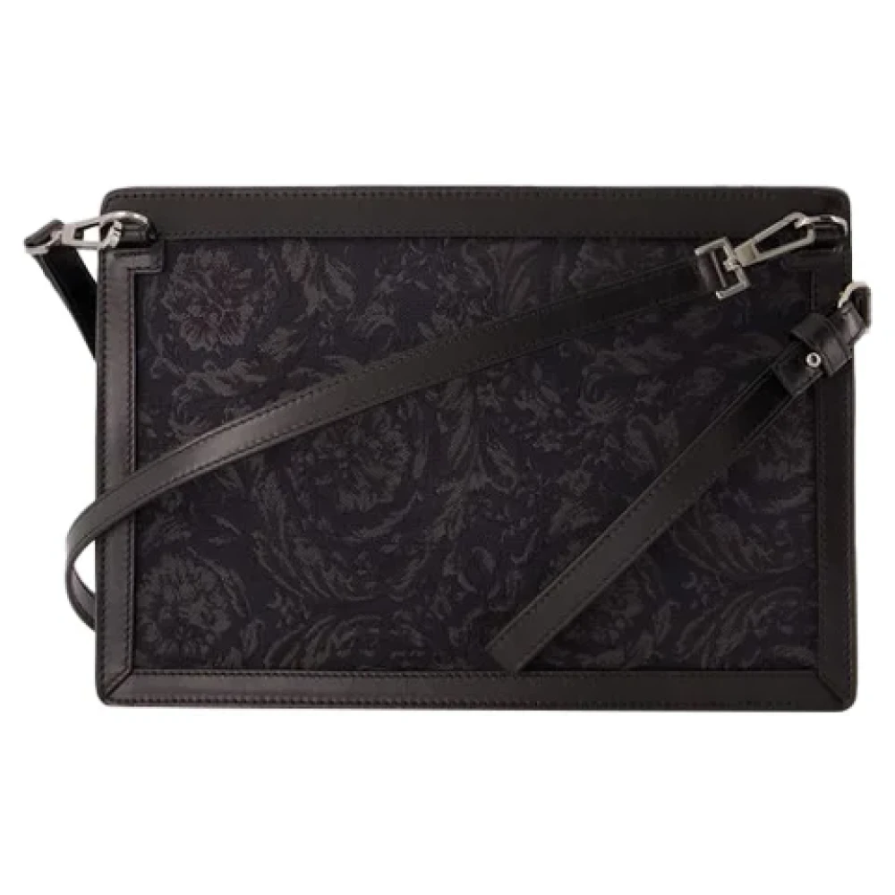 Versace Leather handbags Black Dames