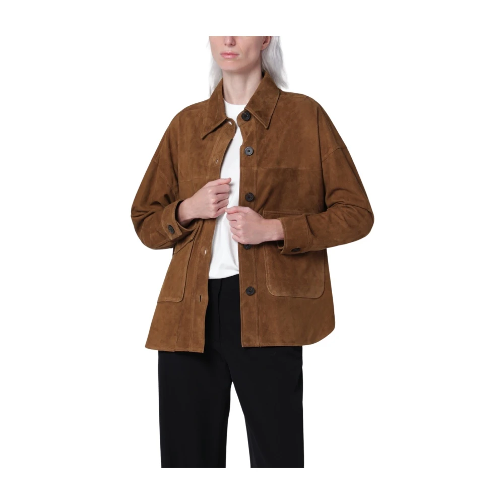 Arma Kaylee Shirt - Female - Leather Jackets - Brown - S - Jackets