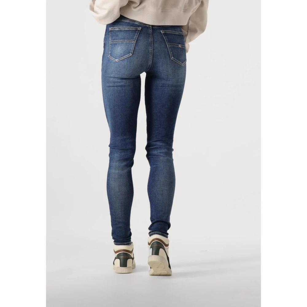 Tommy Jeans Donkerblauwe Skinny Jeans Nora Blue Dames