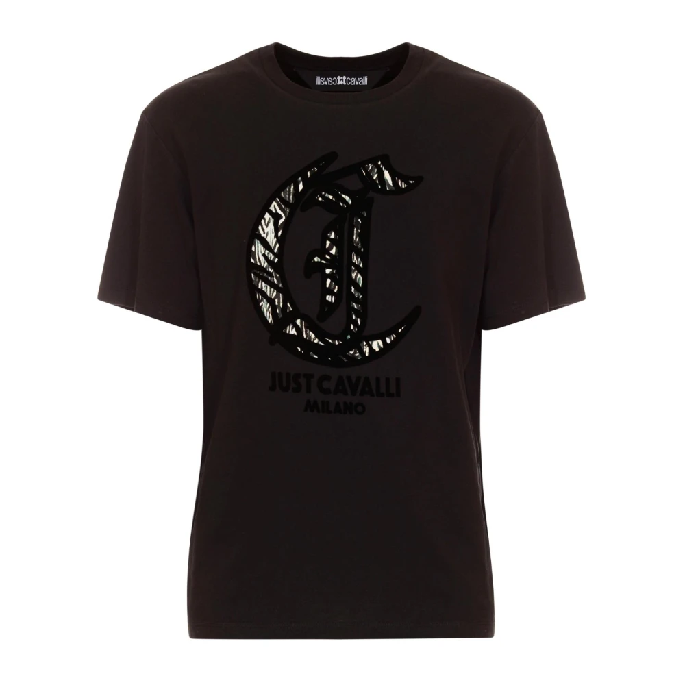 Just Cavalli T-shirts en Polos Black Heren